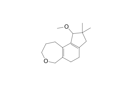 1-Methoxy-2,2-dimethyl-2,3,4,5,6,8,9,10-octahydro-1H-7-oxa-cyclohepta[e]indene