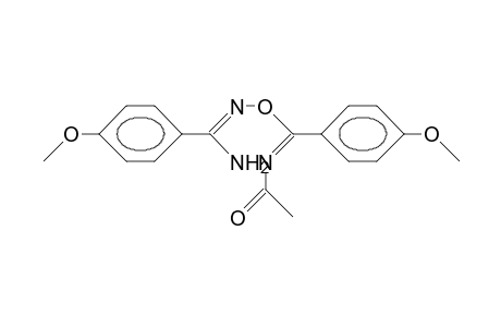 O-(N-Acetyl-4-methoxy-benzimidoyl)-4-methoxy-benzamide oxime