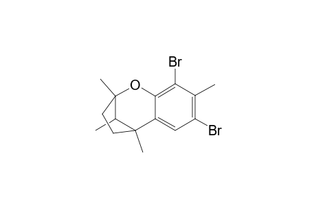 7,9-Dibromo-2,3,4,5-tetrahydro-2,5,8,10-tetramethyl-2,5-methano-1-benzoxepine