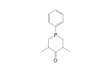 1-EQU-PHENYL-3,5-DIMETHYL-4-PHOSPHORINANONE