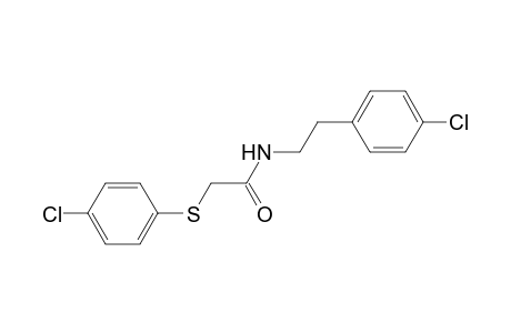 N-[2-(4-chlorophenyl)ethyl]-2-(4-chlorophenyl)sulfanyl-acetamide