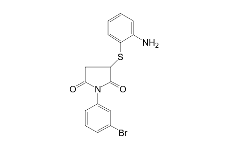 2-[(o-aminophenyl)thio]-N-(m-bromophenyl)succinimide