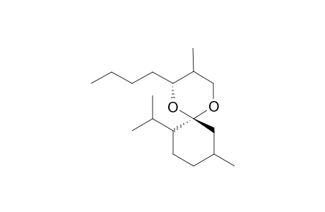 6-Butyl-5,3'-dimethyl-6'-isopropyl-spiro[1,3-Dioxacyclohexane-2,1'-cyclohexane] isomer