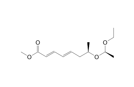 2,4-Octadienoic acid, 7-(1-ethoxyethoxy)-, methyl ester, [R*,R*-(E,E)]-(.+-.)-