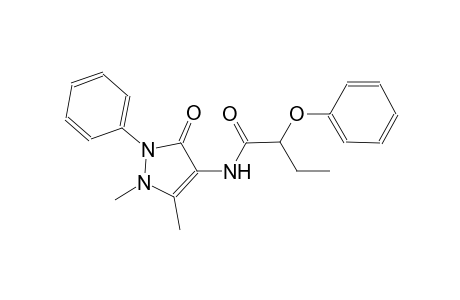 N-(1,5-dimethyl-3-oxo-2-phenyl-2,3-dihydro-1H-pyrazol-4-yl)-2-phenoxybutanamide