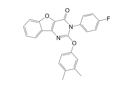 2-(3,4-Dimethylphenoxy)-3-(4-fluoro-phenyl)-benzofuro[3,2-d]pyrimidin-4(3H)-one