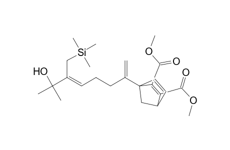 1-[6'-hydroxy-6'-methyl-5'-[(trimethylsilyl)methyl]-1'-methylene-4'-heptenyl]bicyclo[2.2.1]hepta-2,5-diene-2,3-di-carboxylic acid dimethyl ester