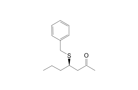 (R)-4-Benzylsulfanyl-heptan-2-one