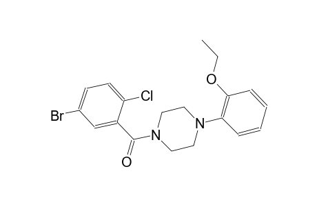 1-(5-bromo-2-chlorobenzoyl)-4-(2-ethoxyphenyl)piperazine