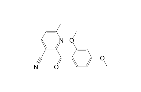 3-Pyridinecarbonitrile, 2-(2,4-dimethoxybenzoyl)-6-methyl-