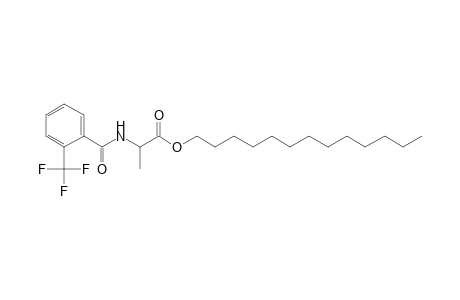 l-Alanine, N-(2-trifluoromethylbenzoyl)-, tridecyl ester