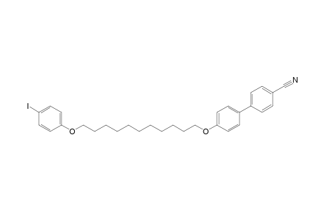 4-(4-{[11-(4-Iodophenoxy)undecyl]oxy}phenyl)benzonitrile
