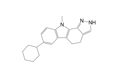 7-cyclohexyl-10-methyl-2,4,5,10-tetrahydropyrazolo[3,4-a]carbazole