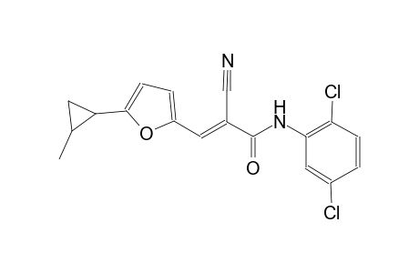 (2E)-2-cyano-N-(2,5-dichlorophenyl)-3-[5-(2-methylcyclopropyl)-2-furyl]-2-propenamide