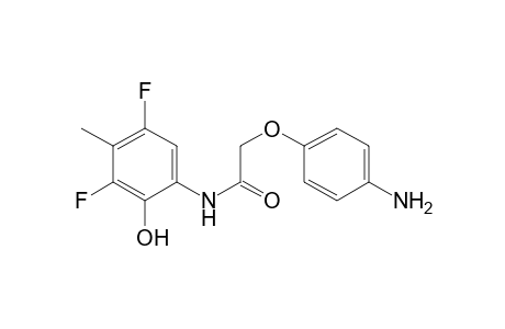 Acetamide, 2-(4-aminophenoxy)-N-(3,5-difluoro-2-hydroxy-4-methylphenyl)-