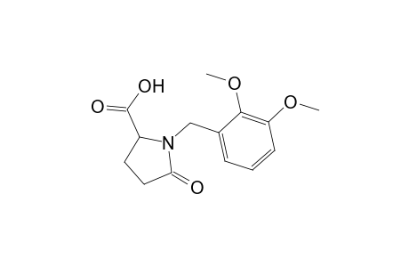 N-[(2,3-Dimethoxyphenyl)methyl]-5-carboxy-2-pyrrolidone