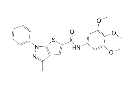 1H-thieno[2,3-c]pyrazole-5-carboxamide, 3-methyl-1-phenyl-N-(3,4,5-trimethoxyphenyl)-