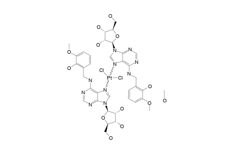 (TRANS)-[PTCL2-[N6-(2-HYDROXY-3-METHOXYBENZYL)-ADENOSINE]2]-CH3OH