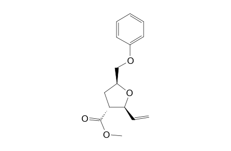 Methyl (R*,S*,R*)-2-Ethenyl-5-(phenoxymethyl)-2,3,4,5-tetrahydro-3-furancarboxylate