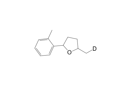 2-(Monodeuterio)methyl-5-(2'-methylphenyl)tetrahydrofuran