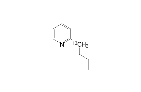 2-(1'-13C-(-butyl)pyridine
