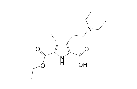 3-[2-(Diethylamino)ethyl]-5-(ethoxycarbonyl)-4-methyl-1H-pyrrole-2-carboxylic acid