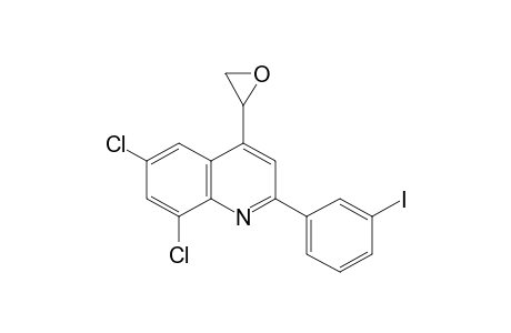 6,8-DICHLORO-4-(EPOXYETHYL)-2-(m-IODOPHENYL)QUINOLINE