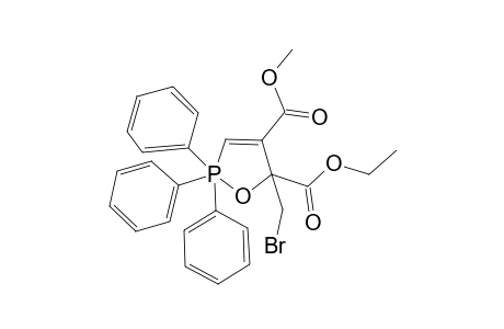 Ethyl 4-(methoxycarbonyl)-5-(bromomethyl)-2,2,2-triphenyl-2,5-dihydro-1,2-oxaphosphole-5-carboxylate