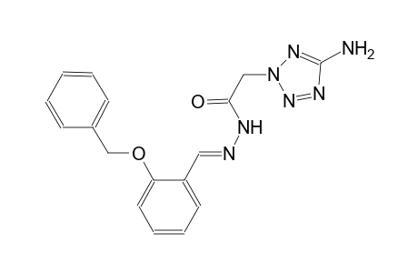 2-(5-amino-2H-tetraazol-2-yl)-N'-{(E)-[2-(benzyloxy)phenyl]methylidene}acetohydrazide