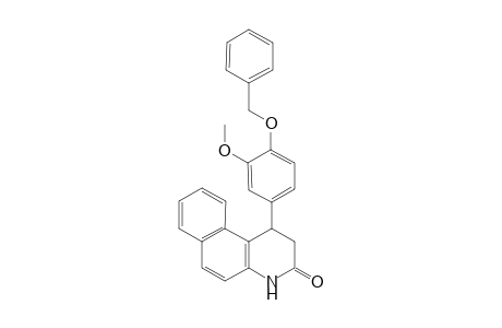1-(4-Benzyloxy-3-methoxy-phenyl)-1,4-dihydro-2H-benzo[f]quinolin-3-one