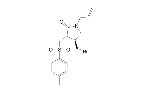 N-ALLYL-4-(BROMOMETHYL)-3-(TOSYLMETHYL)-2-PYRROLIDONE