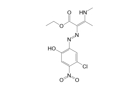 Ethyl 2-[[(E)-5'-Chloro-2'-hydroxy-4'-nitrophenyl]diazo]-3(E)-(methylamino)-2-butenoate