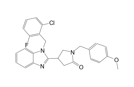 2-pyrrolidinone, 4-[1-[(2-chloro-6-fluorophenyl)methyl]-1H-benzimidazol-2-yl]-1-[(4-methoxyphenyl)methyl]-