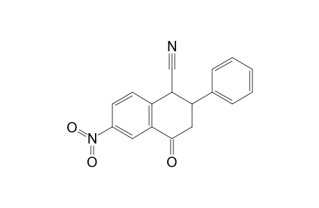4-keto-6-nitro-2-phenyl-tetralin-1-carbonitrile