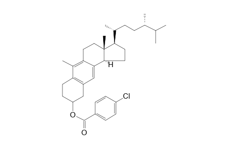 Anthraergostatrienol p-chlorobenzoate