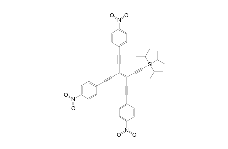 1-(4'-Nitrophenyl)-3,4-bis(4'-nitrophenyl)ethynyl]-6-(triisopropylsilyl)hex-3-ene-1,5-diyne