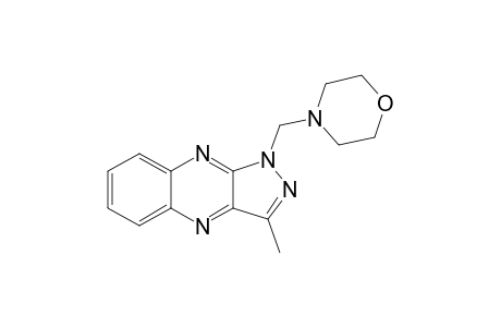 4-[(3-methyl-1-pyrazolo[4,3-b]quinoxalinyl)methyl]morpholine