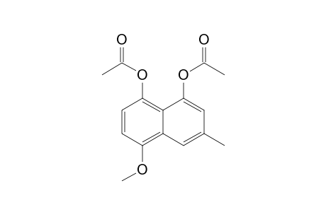 (8-acetoxy-4-methoxy-6-methyl-1-naphthyl) acetate
