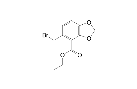 5-(bromomethyl)-1,3-benzodioxole-4-carboxylic acid ethyl ester