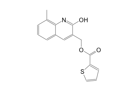 (2-hydroxy-8-methyl-3-quinolinyl)methyl 2-thiophenecarboxylate