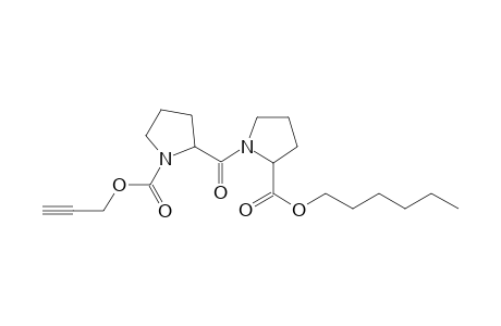 D-Prolyl-D-proline, N-propargyloxycarbonyl-, hexyl ester