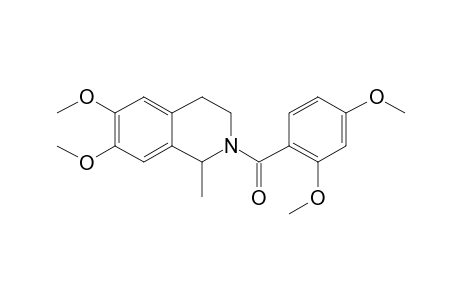 (6,7-Dimethoxy-1-methyl-3,4-dihydro-1H-isoquinolin-2-yl)(2,4-dimethoxyphenyl)methanone