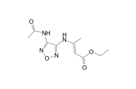 Ethyl (2E)-3-([4-(acetylamino)-1,2,5-oxadiazol-3-yl]amino)-2-butenoate