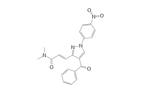1-[4-benzoyl-1-(4-nitrophenyl)-1H-pyrazol-3-yl]-3-dimethylamino-propenone