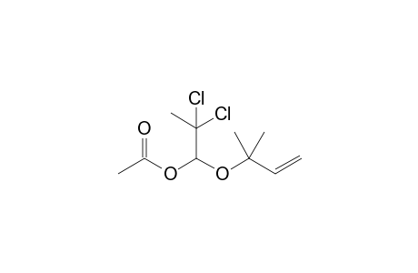 2,2-Dichloro-1-(1,1-dimethyl-2-propenyloxy)propyl acetate