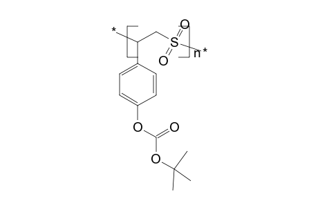 Poly[4-(tert-butoxycarbonyloxy)styrene sulfone]