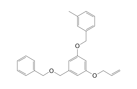 3-(m-Methylbenzyloxy)-5-allyloxy-1-benzyloxymethylbenzene