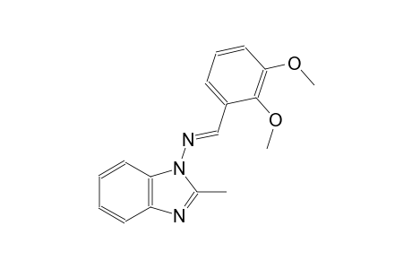 N-[(E)-(2,3-dimethoxyphenyl)methylidene]-2-methyl-1H-benzimidazol-1-amine