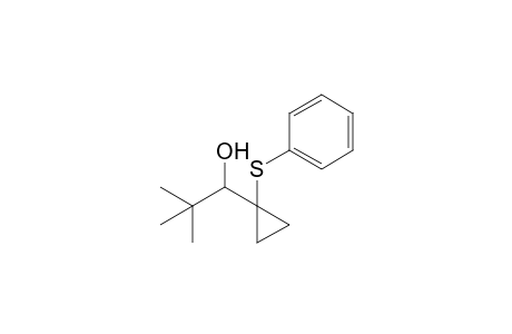 2,2-Dimethyl-1-(1-phenylsulfanylcyclopropyl)propan-1-ol