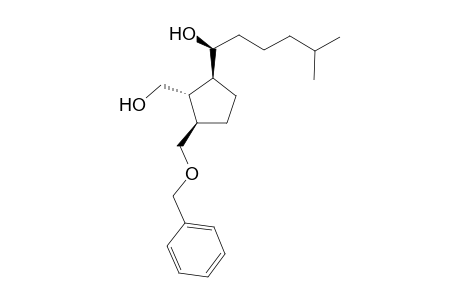 (1S,2S,3R)-3-(Benzyloxymethyl)-2-(hydroxymethyl)-1-[5-methyl-(1S)-hydroxyhexyl]cyclopentane